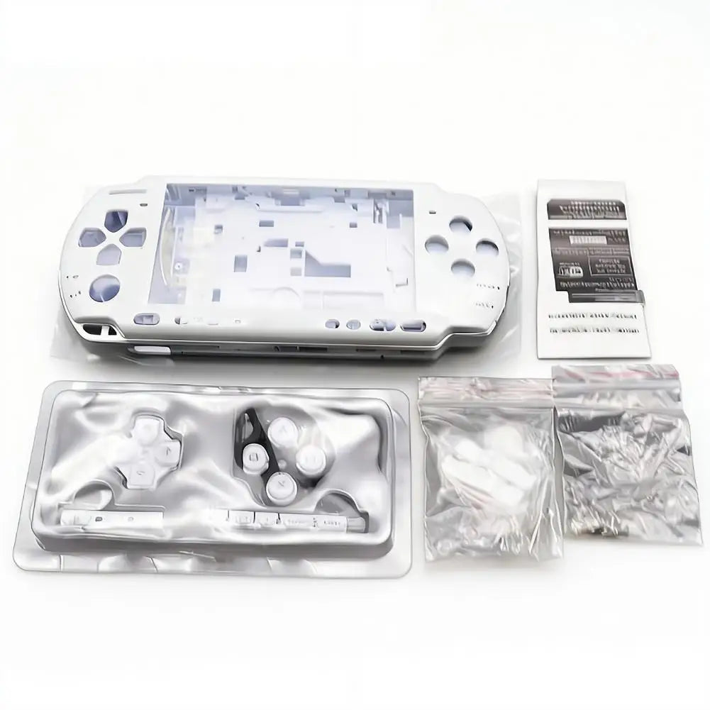 Full Set Housing Shell Case for PSP 3000 PSP3000 03 Version Console Replacement Cover with Buttons Screws Kit Game Accessories 1 Quake