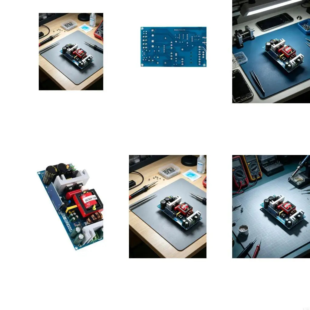 Open-Frame Switching Power Supply Module, 500W Power with 36V 14A Output, Visible Heat Sinks, Screw Wiring Ports and Corner K1KF Quake CN