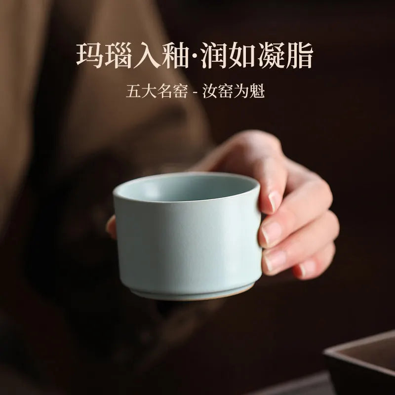 Famous Kilns Tea Cups Elegant Song Dynasty Charm Kung Fu Teacup Quake