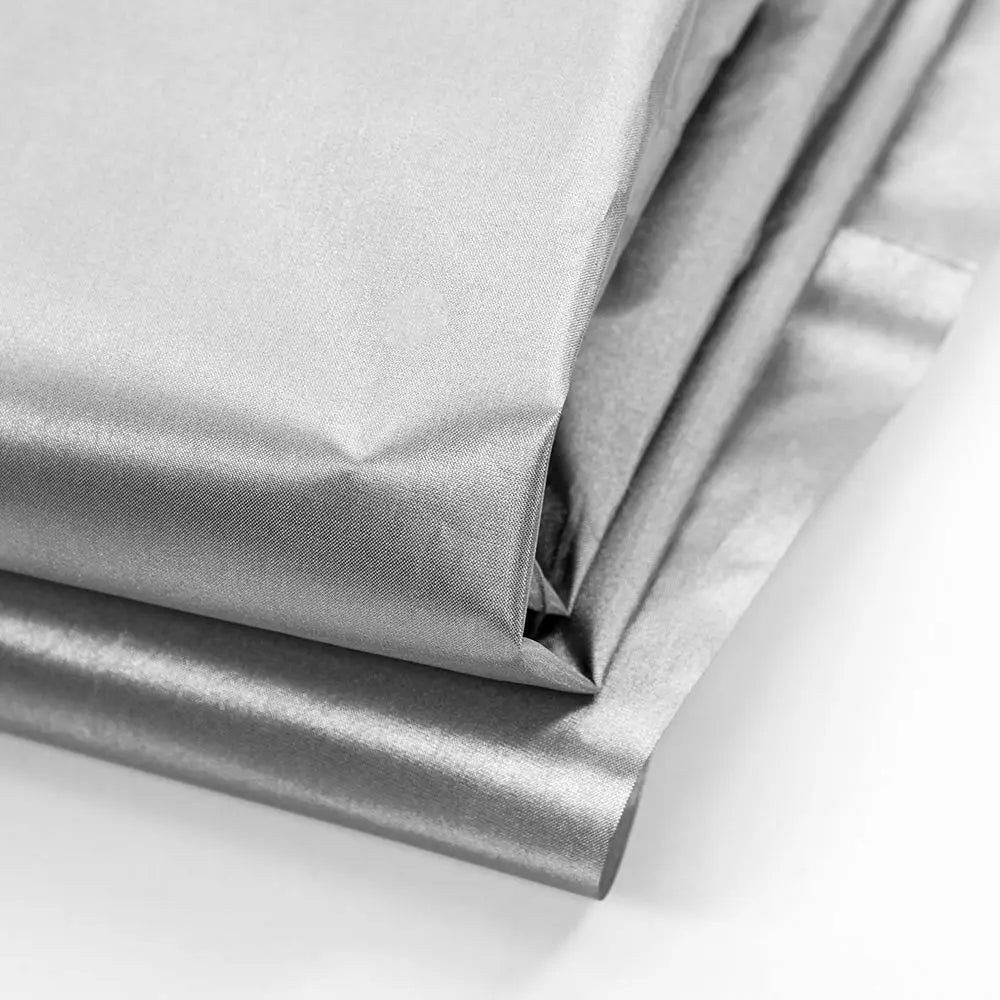 1.5/1.8/2m Sunscreen Heat Insulation Double-sided Silver-coated Shade Cloth Curtain Full Blackout Curtain Cloth Shielding Fabric Quake