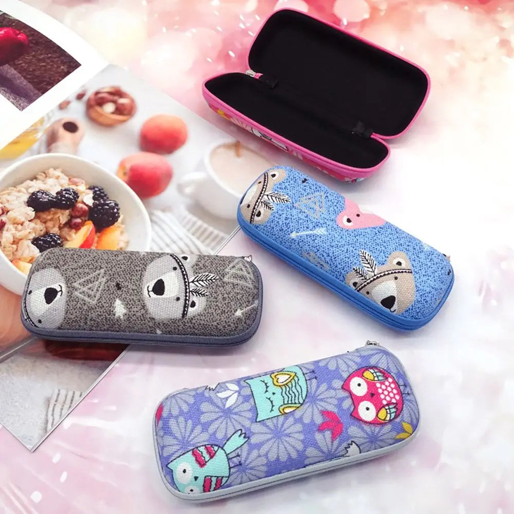 Unisex Zipper Travel Office Eyeglasses Accessories Glasses Holder Eyeglasses Case Glasses Box Quake
