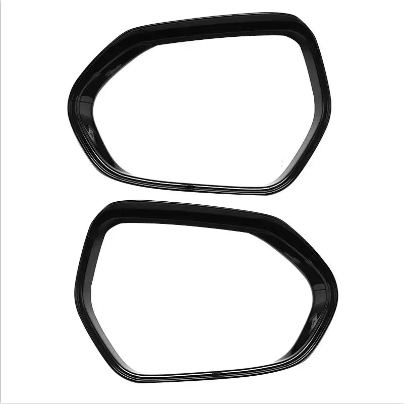 For Toyota Corolla 2019-2024 2x Car Sticker ABS Exterior Side Mirror Rain Eyebrow Frame Trim Decorative Accessories Carbon Black Quake