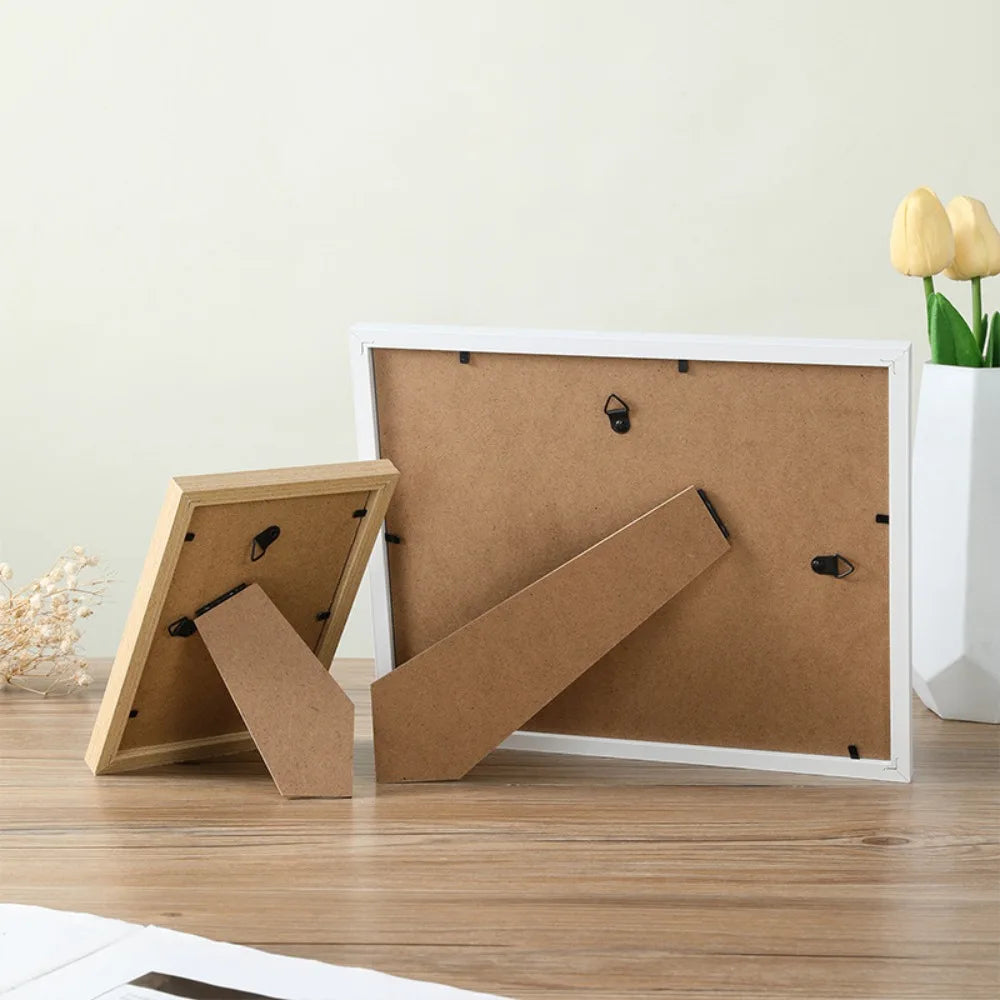 New Wooden Photo Frame Wall Hanging 8inch Picture Frame Stand 10inch 6inch Draw Frame Gift Quake