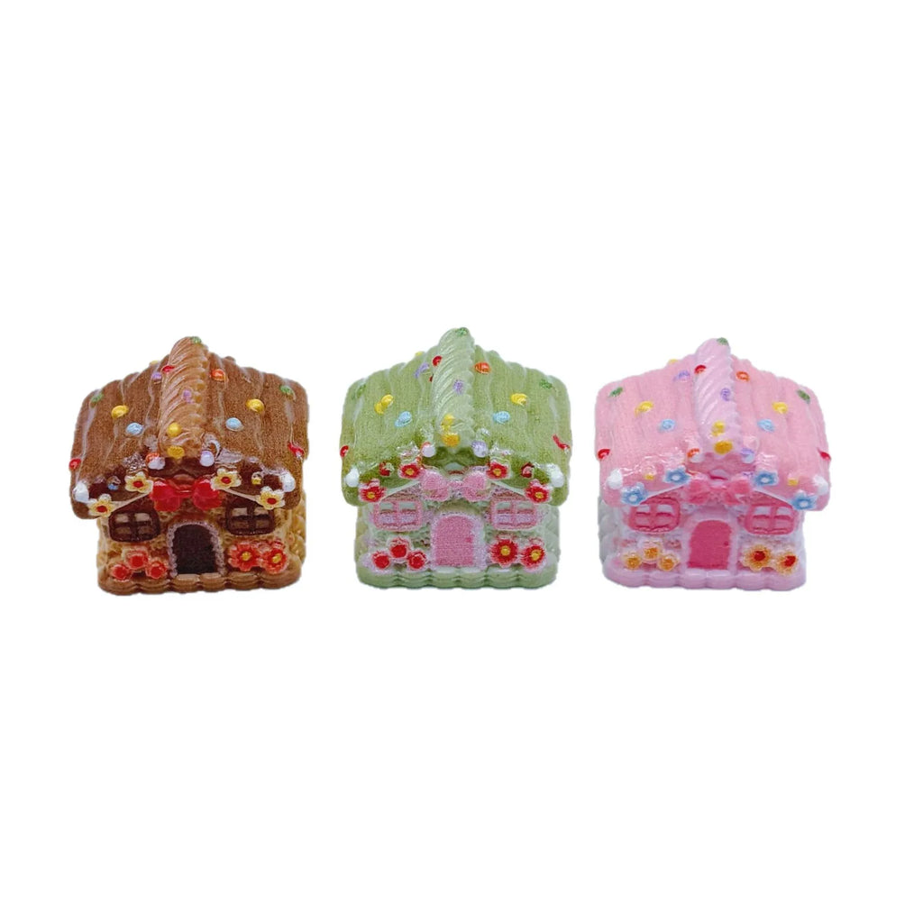 20Pcs Miniature Cute Woodland House Resin For Micro Landscape Simulation Desk Model DIY Play Toys Decor Dollhouse Accessories Quake