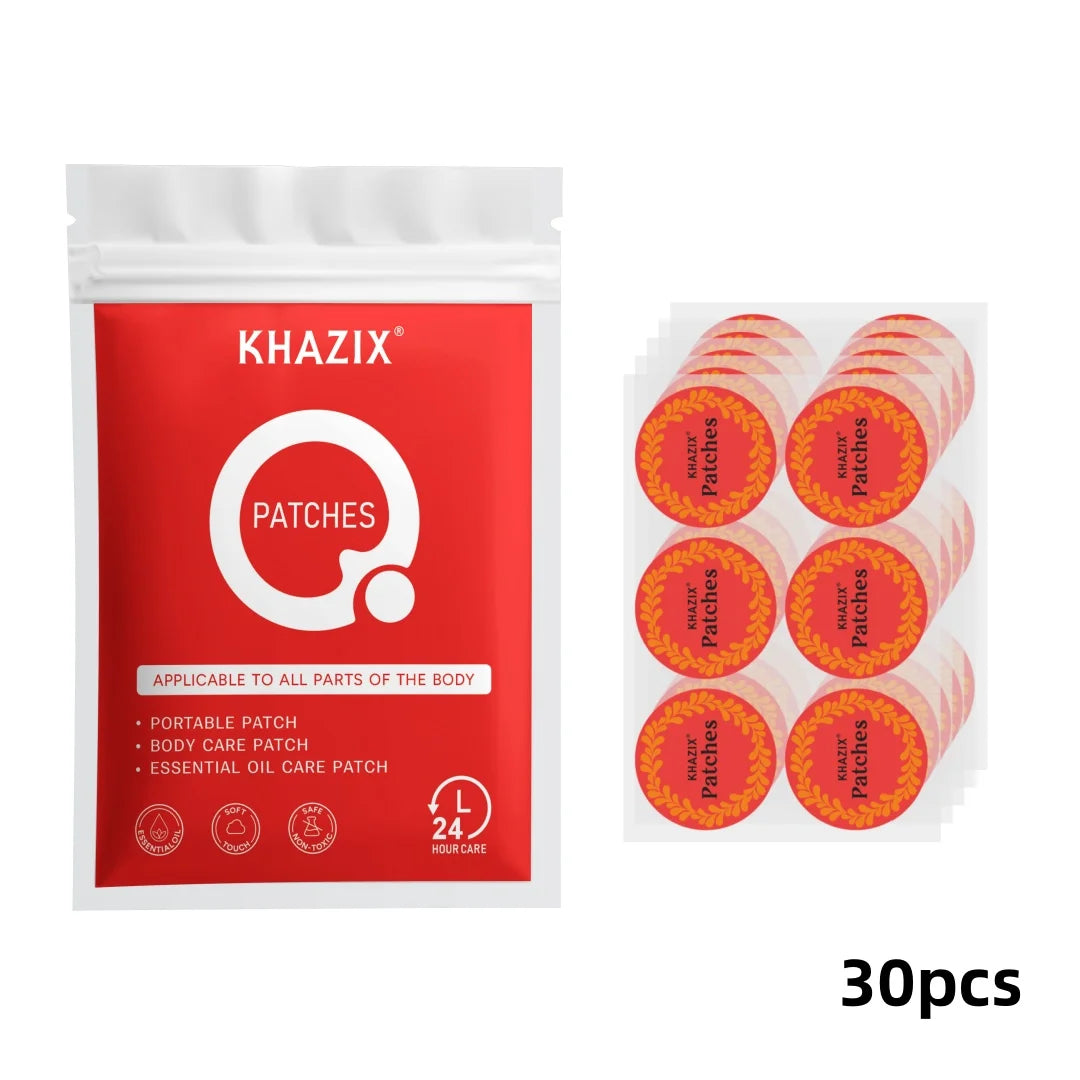 30Pcs Energy Patches Natural Ingredients Vegan Friendly Daily Energy Boost Patch Portable Body Stickers for Work Travel Sports Quake 30pcs