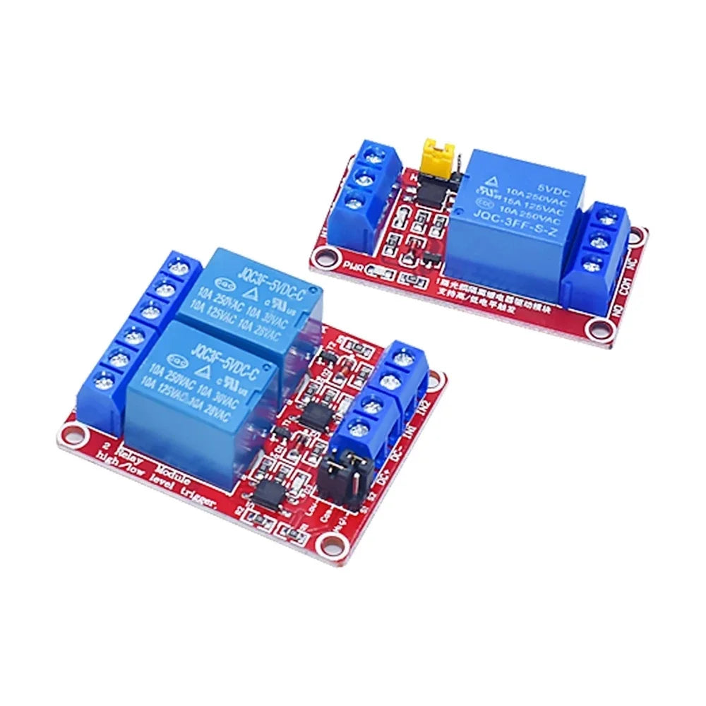 5V 12V 24V Relay Module Board 1 2 6 4 8 Channel Shield with Optocoupler Support High and Low Level Trigger for Arduino Quake