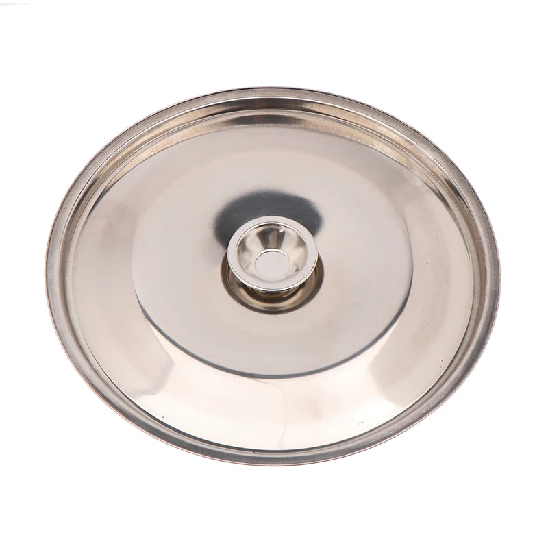 1Pcs Kitchen Stainless Steel Round Pot Lid Replacement , 10/12/14/16/18/20/22/24/26cm Saucepan Cover Quake 26cm