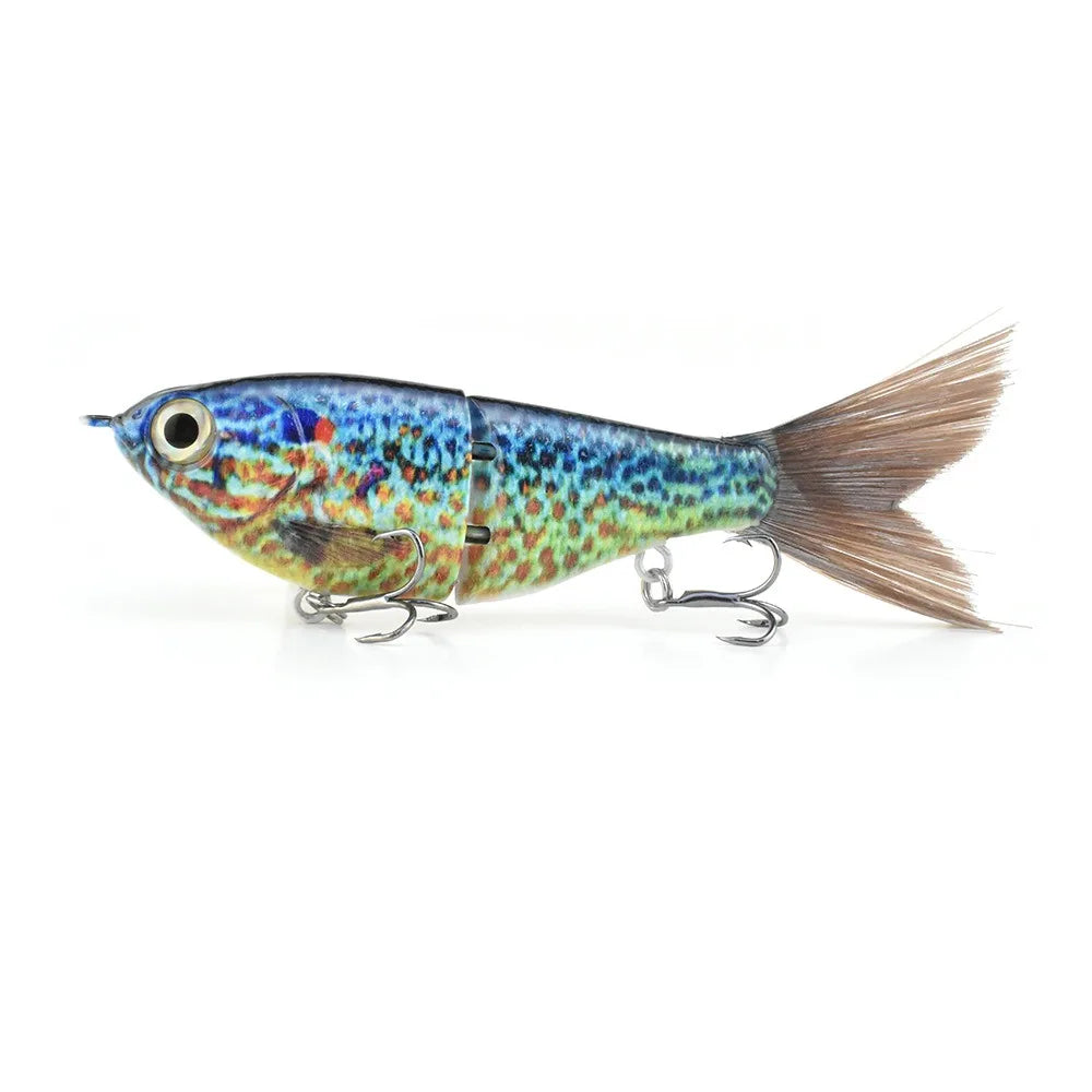 Fishing Gear Joint Design Bass Lure Hard Baits Style Trout Wobbler Glide Action Wobbler Type Pike Lure Fishing Quake Z1-120mm