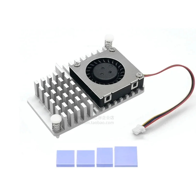 5th- generation radiator aluminum alloy heat sink Raspberry Pi 5 temperature controlled drum fan PWM speed regulation Quake 01