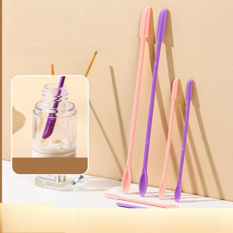 Scoop Spatula Eye Cream Foundation Face Cream Scraper Cosmetic Spoon for Skincare Sample Refill Multi-size Reusable Quake