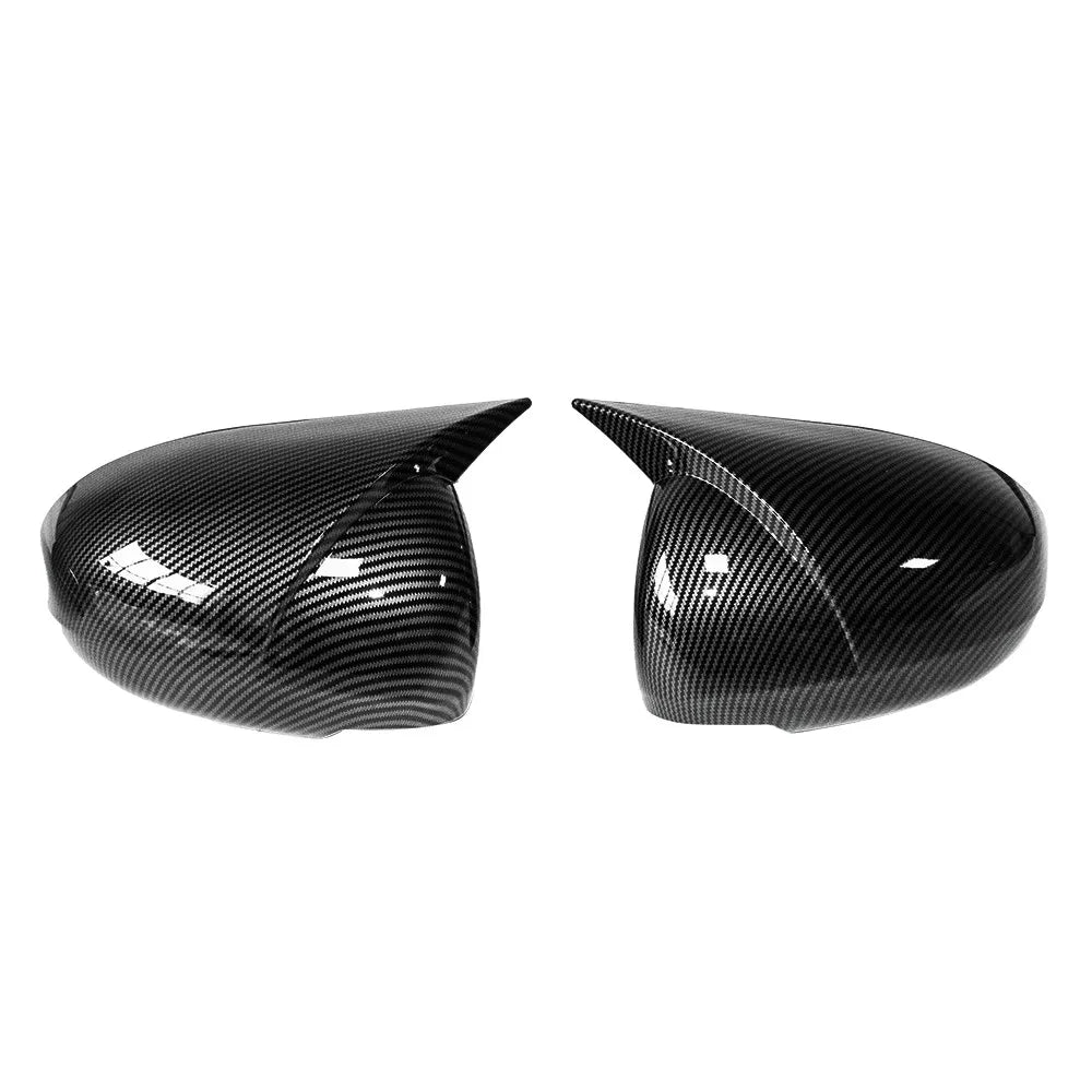 For Toyota Prius 2010-2015 2x Car Sticker Rearview Side Mirror Cover Wing Cap Exterior Case Trim Accessories Vehicle Decorati Quake Carbon