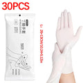 S/M/L Nitrile Cleaning Gloves Kitchen Dishwashing Gloves Food-grade Safe Disposable Gloves Multi-purpose Household Cleaning Tool Quake White- L