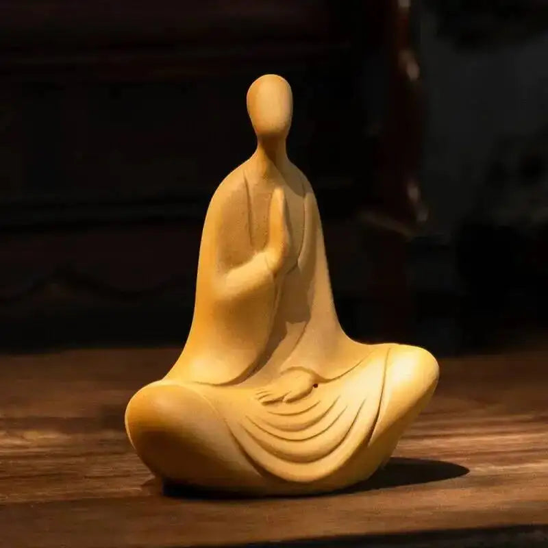 Zisha Tea Pet Buddha Tea Ceremony Tea Set Ornament Clay Little Zen Чайные Украшения Quake