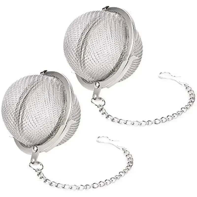 1 Pc Stainless Steel Tea Ball 2.04 Inch Mesh Tea Infuser Strainers Premium Tea Filter Tea Interval Diffuser For Loose Leaf Tea A Quake