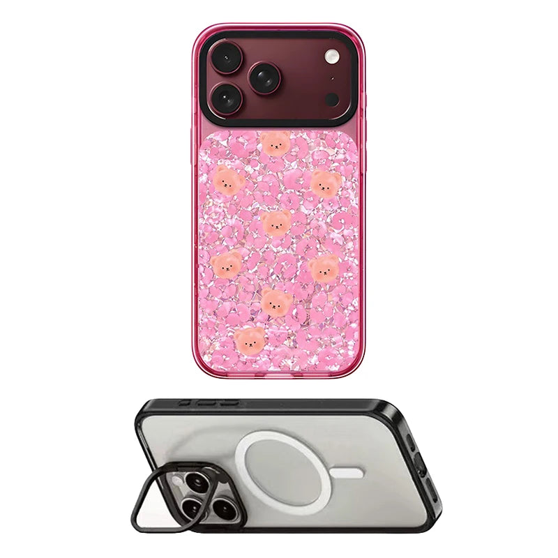 6092067 Impact Case - Mirror / Glaze Magnetic Cover: Compatible with IPhone 18 17 Pro Max 18Pro Quake stand (MagSafe) 6 for iPhone17 Pro Max
