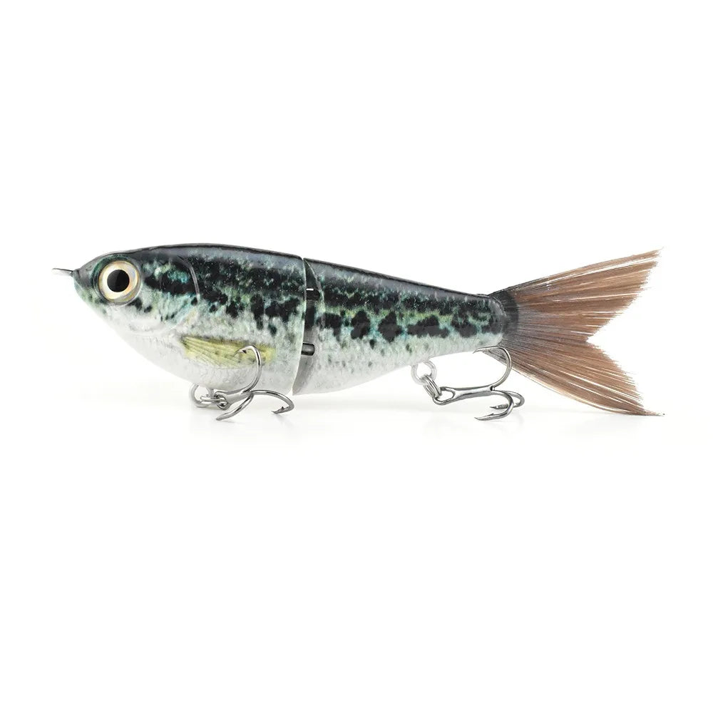 Fishing Gear Joint Design Bass Lure Hard Baits Style Trout Wobbler Glide Action Wobbler Type Pike Lure Fishing Quake 702-120mm