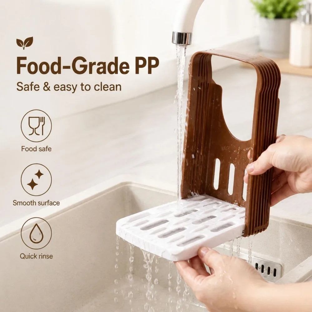 Foldable Toast Slicer Non-stick Bread Cutter Tool Food-grade Plastic Bread Cutting Guide Tools for Homemade Bread Kitchen Baking Quake