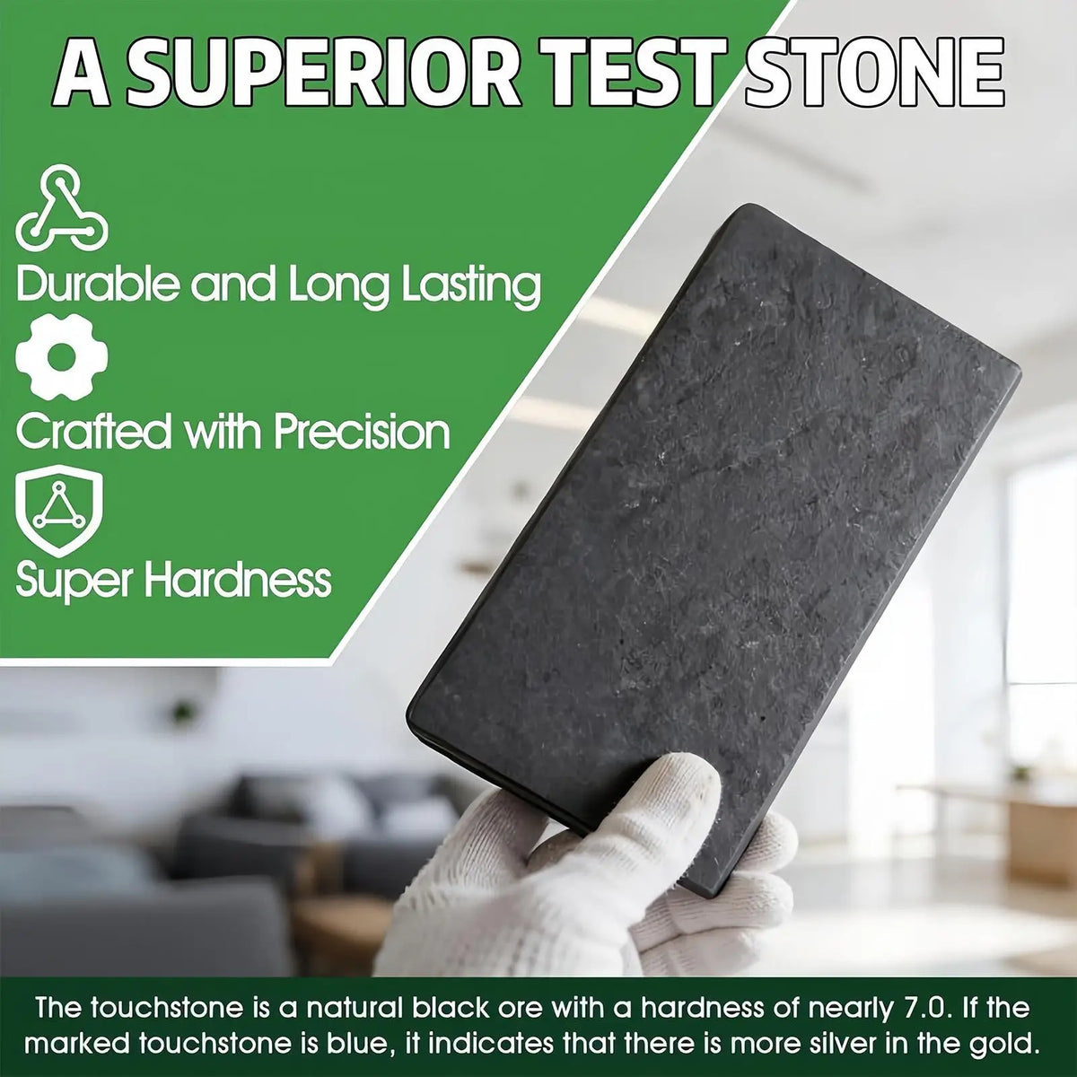Gold Testing Kit 10k 14k 18k 22k 24k Purity Determiner Scratch Stone Gold Silver Metal Jewelry Testing Kit for Adults Women Men Quake