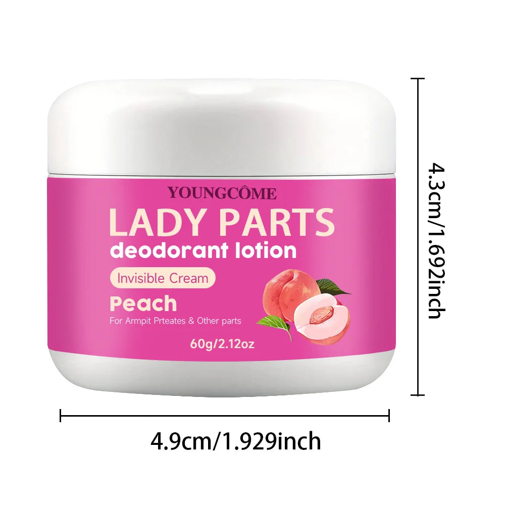 Women's Peach Vanilla Deodorant Lotion Ambiguous Atmosphere Long Lasting Fragrance Skin Care Multiple Fruits Perfume Exciting Quake 60g
