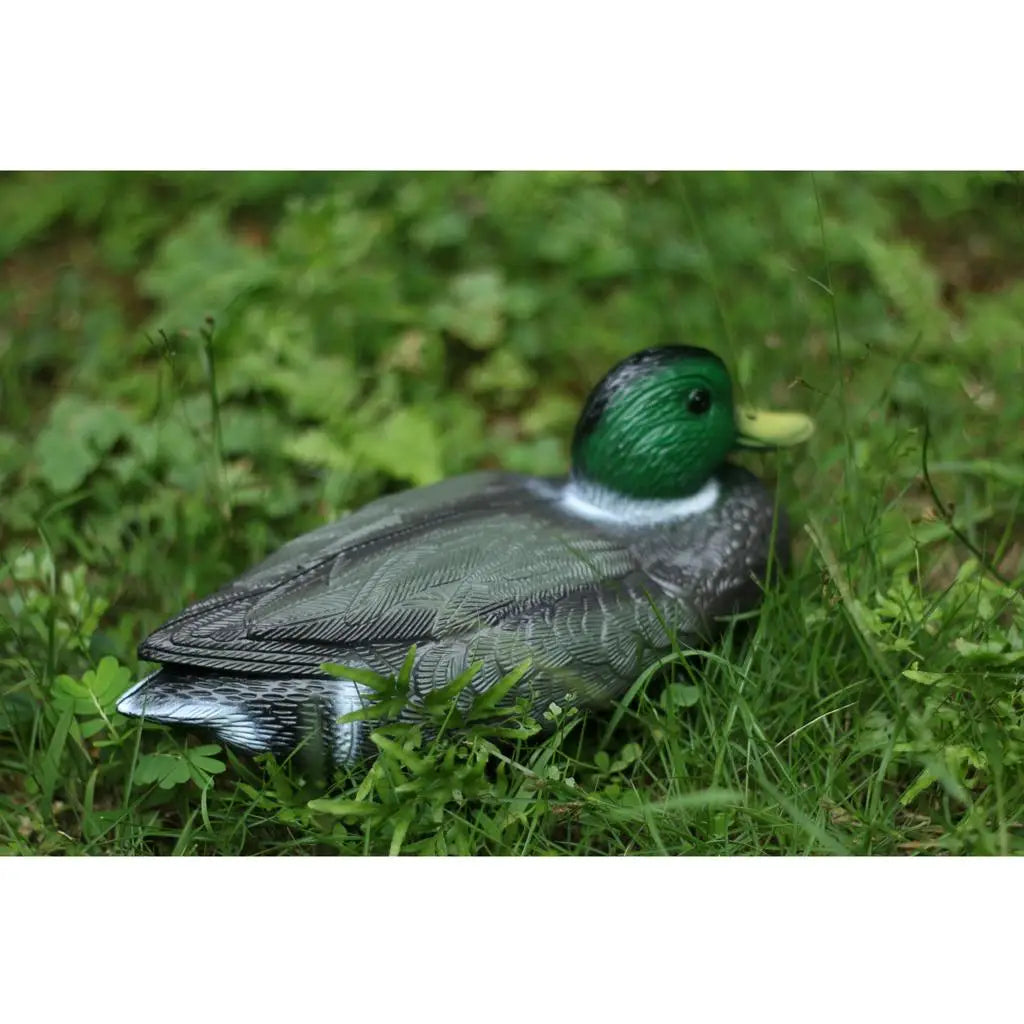 Lifelike Plastic Duck Decoy Garden Repeller Outdoor Bird Scarer Ornament for Yard Fishing Collection Quake