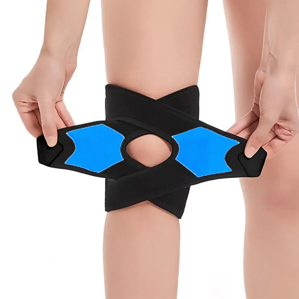 Motorcycle Protective kneepad Open Patella Knee Brace with Stabilizer Adjustable Men Women Knee Sleeve Knee Support Wrap Quake
