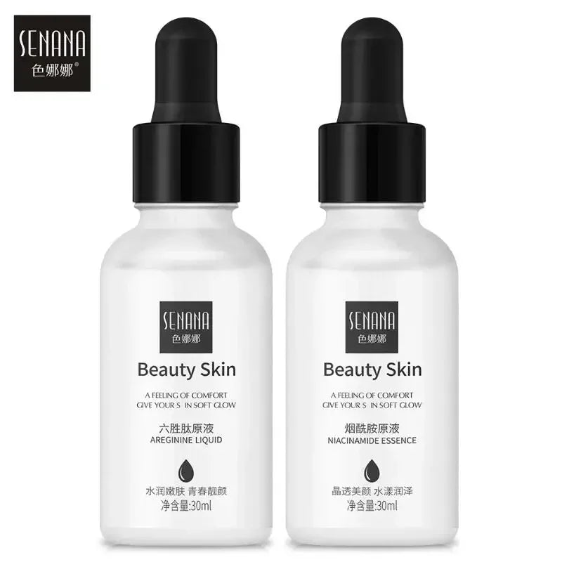 Six Peptide Face Serum Nicotinamide Extract Facial Essence Liquid Moisturizing Refresh Skin Care Shrink Pores Quake