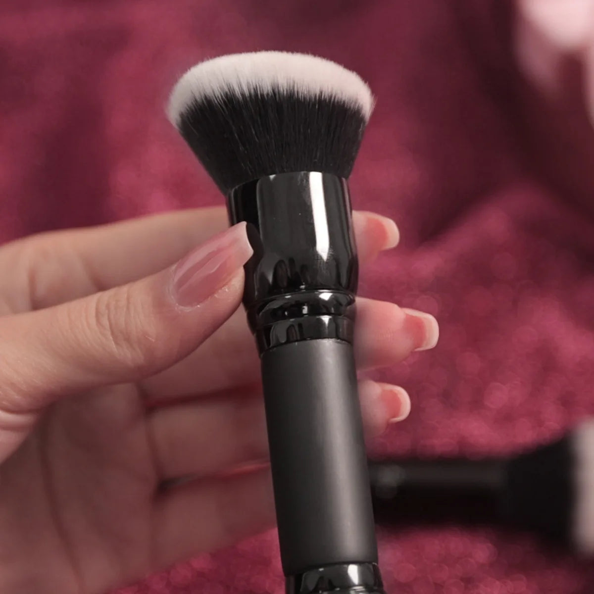 Single Makeup Brushes Private Label Popular Round Angled Foundation Makeup Blending Brush With Packing Wholesale 10pcs/lot Quake
