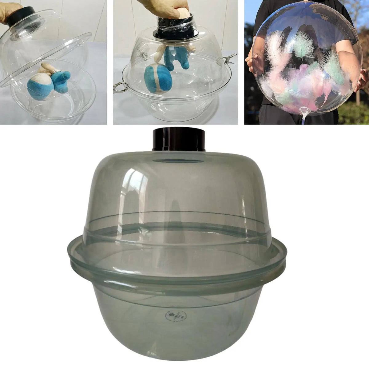 Transparent Balloon Stuffer Stuffed Balloons Decorations Stuffer Expander Gift Filler for Wedding Gift Decorative Party Birthday Quake Green