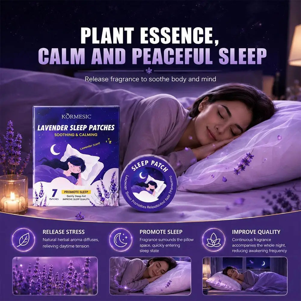 7pcs Sleep Aid Patch Improve Sleeping Quality Sleeping Aid Apnea Device Patches Relieve Irritability Insomnia Anxiety Quake