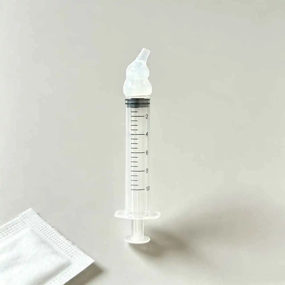 vvocci Nasal irrigator 10ml Syringe-style Baby Oral Suction Nasal Aspirator Baby Snot Cleaner Baby Nasal Irrigator Cartoon Quake