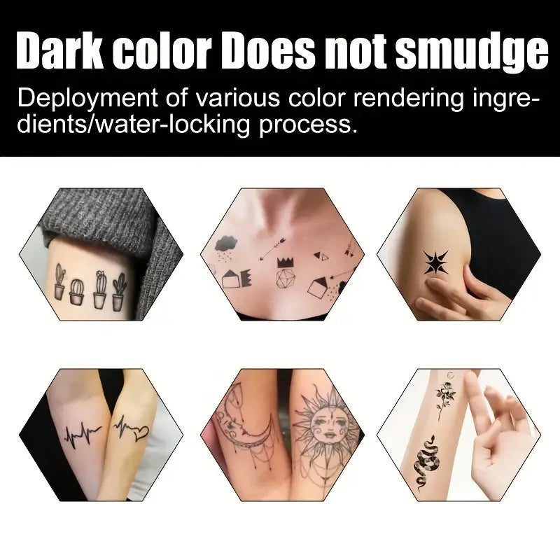 Colored Tattoo Juice Cream Tattoo Cream Juice-Temporary Body Art Painting Cream for Longlasting and Vibrant DIY Painless Tattoos Quake
