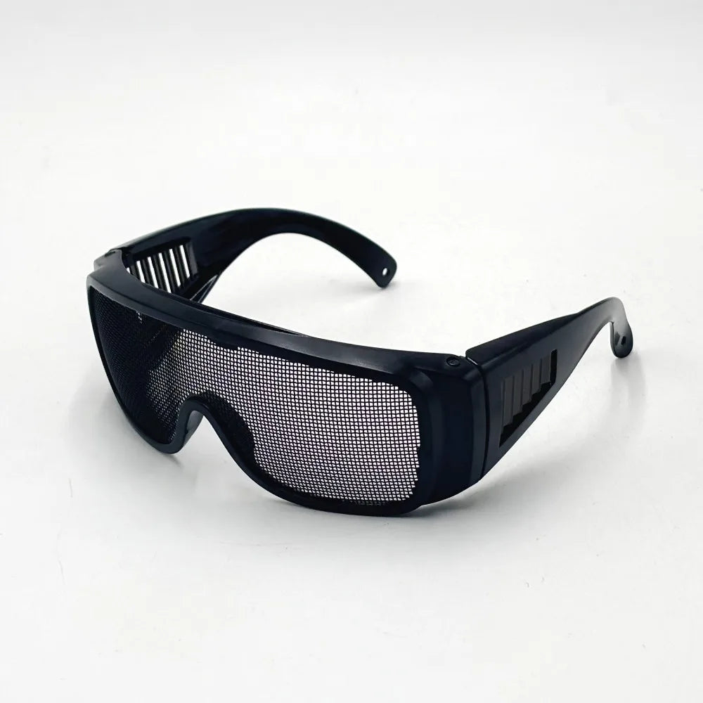 Steel Wire Metal Mesh Safety Goggles Impact Resistant Shock Resistant Safety Glasses Breathable Eye Protector Equipment Quake Safety Goggles