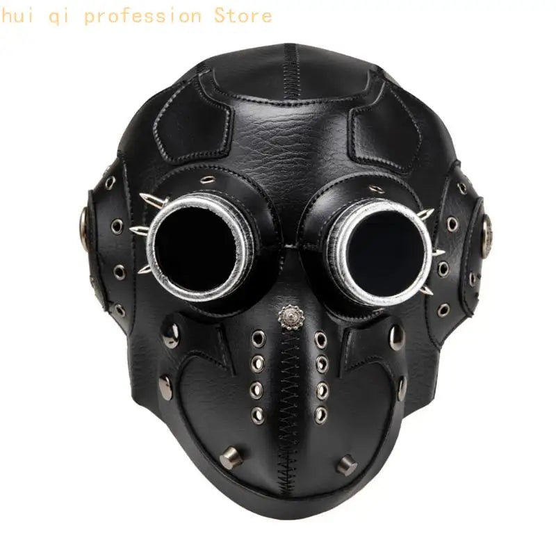 Steampunk Design Gothic Face Mask With Adjustable Straps For Halloween Costume Motorcycle Riders Protective Gear H8WE Quake Type E China Mainland