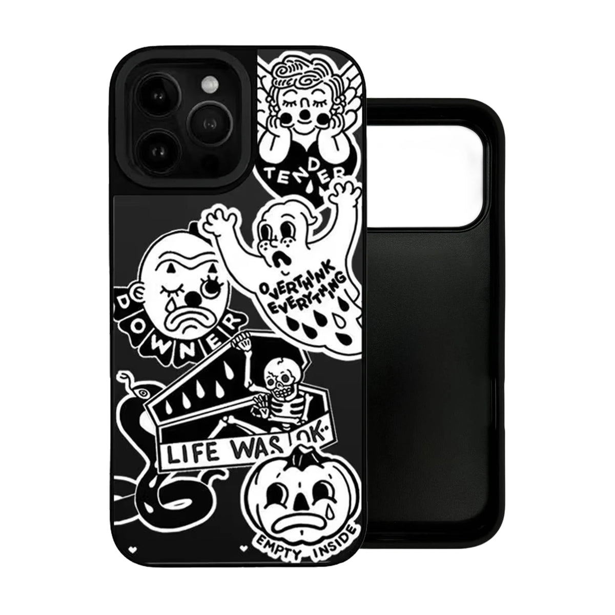 Vacation Summer Pattern Mirror Surface Magnetic Phone Case Cover for IPhone 13 14 15 16 17 18 Pro Max Case Quake