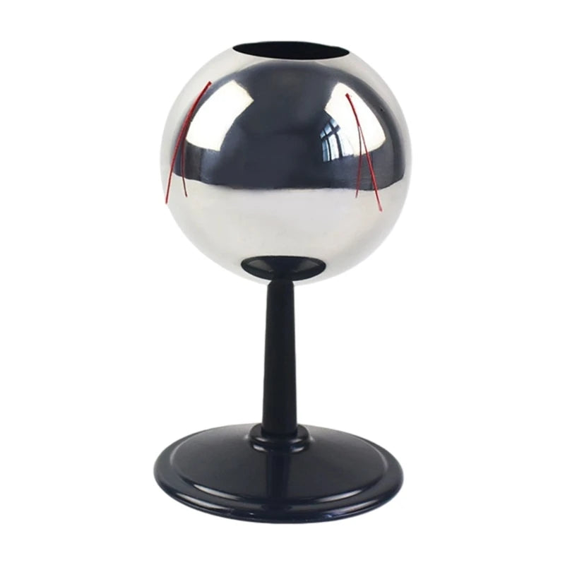 Faraday Cylinder Distribution Demonstrator, Metal Shell with Red Cords, Electrostatics Teaching Model for K1KF Quake CN