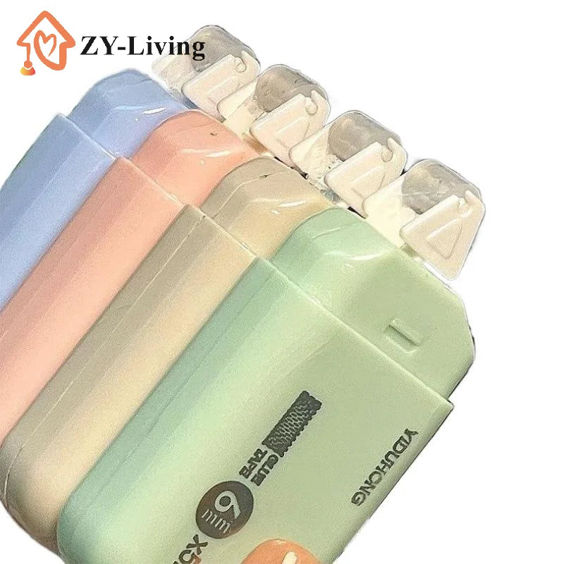 4Pcs/set 5M * 6mm Double-Sided Adhesive Dots Glue Tape Acid Free & Safe Permanent Tape Roller Tape Quake