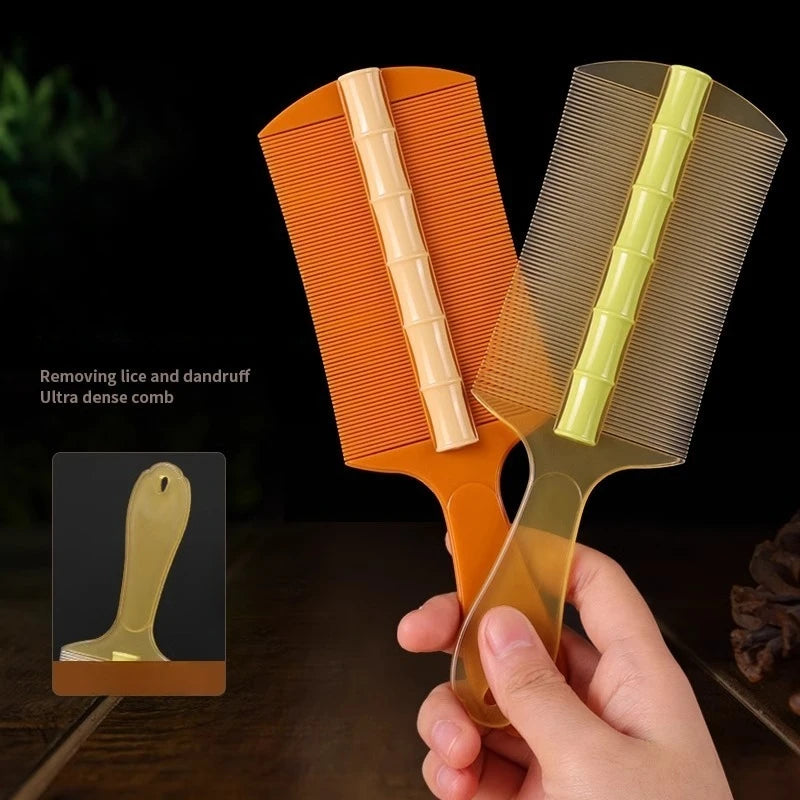 Double Sid Lice Comb Dense Teeth Scalp Massage Comb Professional Flea Removal Grate Ultra-Dense Comb Suitable for Children Pet Quake