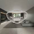 Stainless Steel Fruit Basket, Round Draining Colander for Kitchen Counter Quake Round22cm