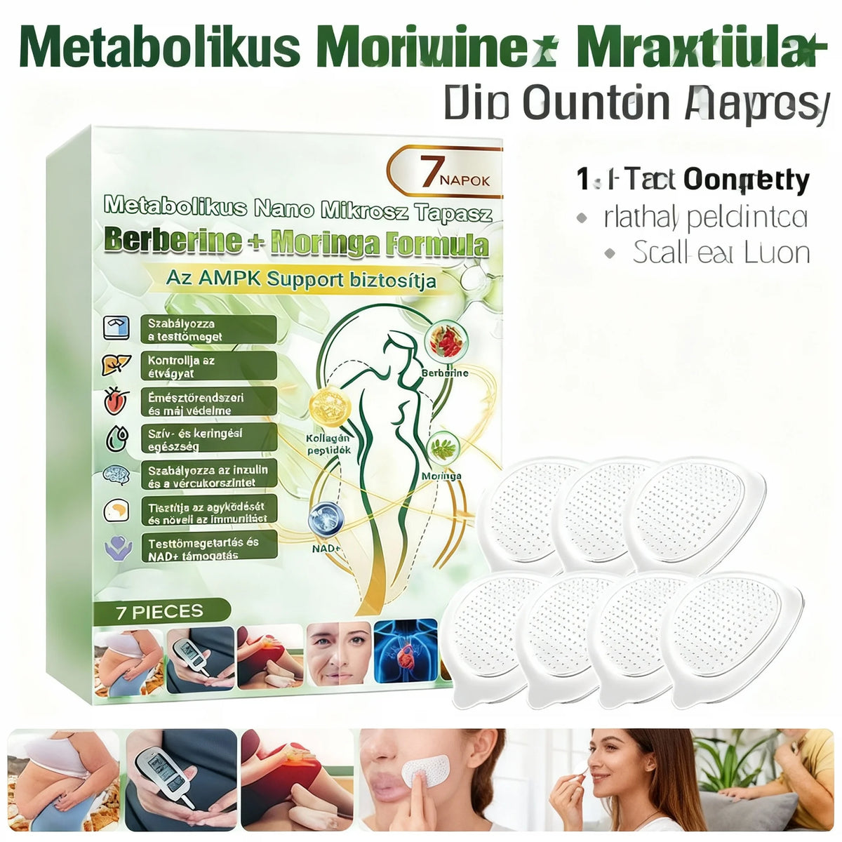 Advanced Nano Microneedle Patch For Body Skin Daily Use External Application Care Sticker Breathable Comfor Adhesion ≤0.3mm Quake