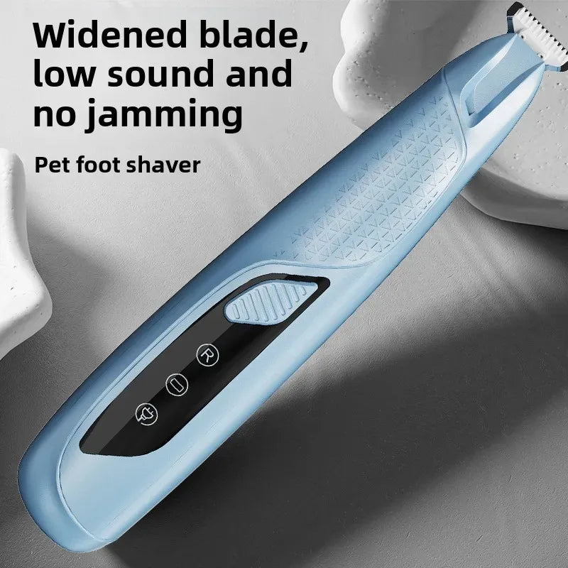 Multi Color Rechargeable Pet Clipper - LED Light Portable Electric Trimmer, Safe for Cats and Dogs’ Paw Foot Ear Eye Grooming Quake