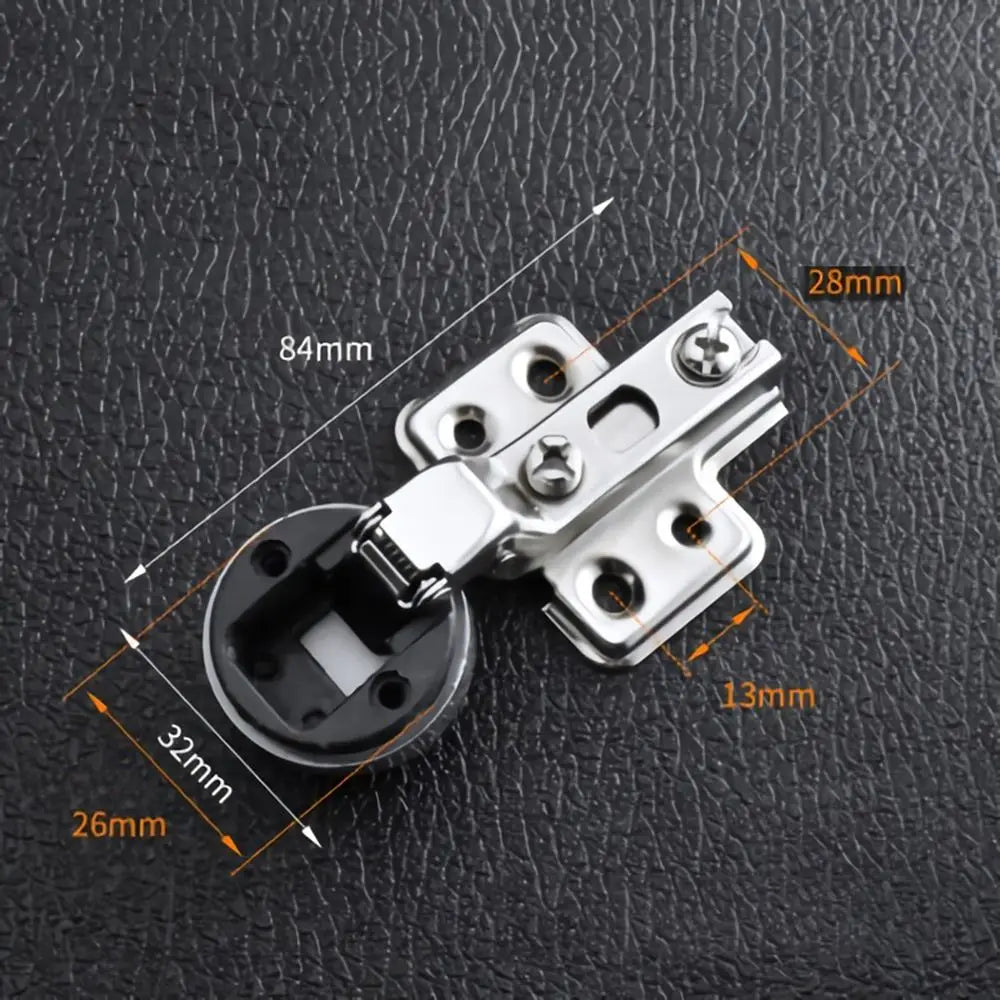 2PCS Useful Connector Hardware Glass Door Hinge Furniture Supplies Cabinet Hinge Clip Window Accessories Quake