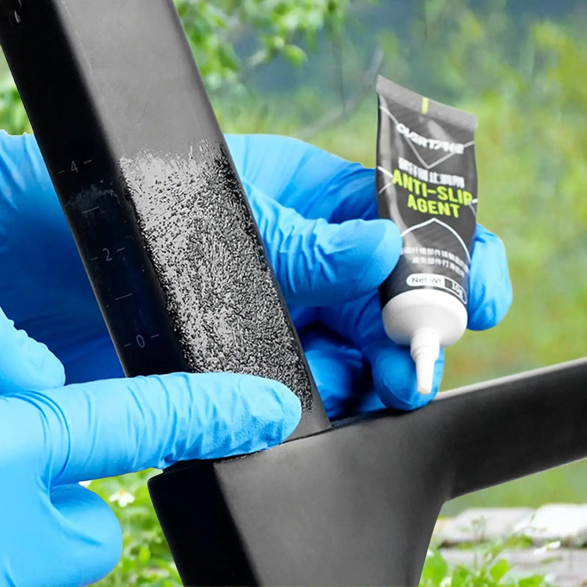 10g Carbon Fiber Anti Slip Agent Torque Retention Paste for Bikes Seatpost Anti-Creak Grease Bicycle Carbon Assembly Gel Quake