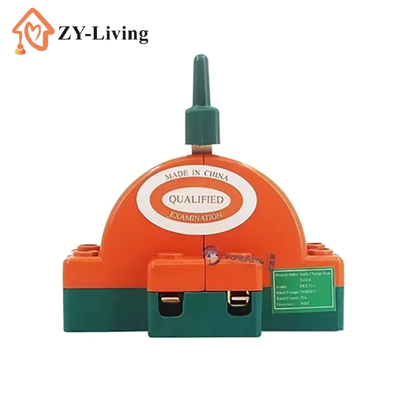 1Pcs 2 Pole Double Throw Knife Disconnect Switch 32A 63A 100A DPDT Cutter Safety Disconnect Switch Power Disconnect Switch Quake