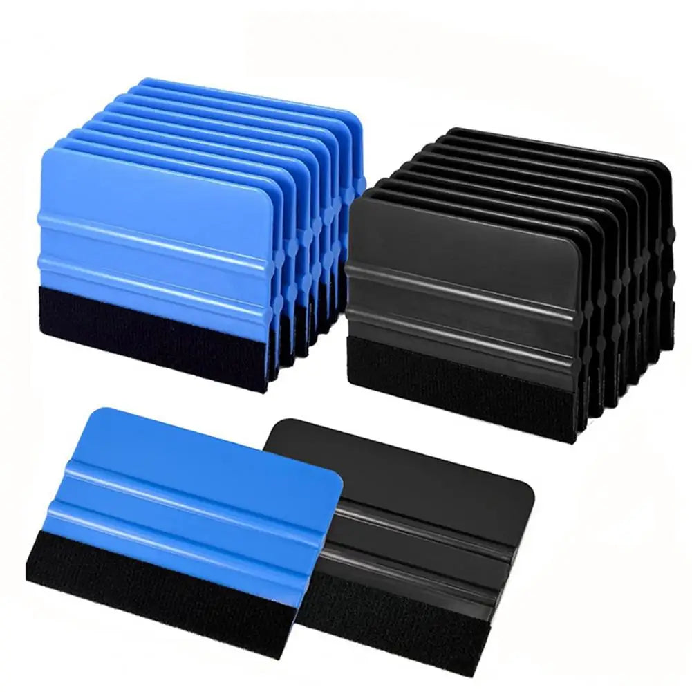 5Pcs Car Window Film Applicator Tool Professional Car Glass Tint Protective Film Felt Edge Squeegee Vinyl Wrap Scraper Installat Quake