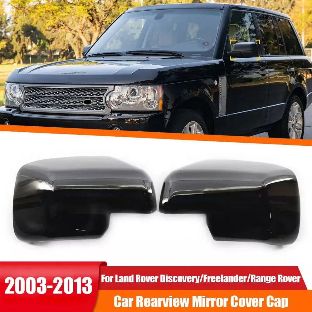 For Land Rover Discovery Freelander Rearview Range Rover Sport Car Sticker Side Mirror Cover Wing Cap Door Exterior Case Trim Quake Default Title