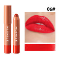 6 Colors Lipstick Pen Waterproof Long-Lasting Natural Shine Moisturizing Non-stick Perfect Sexy Lip Gloss Women Makeup Quake 06