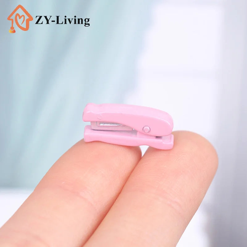 Simulation Mini Stationery Pocket Micro Stapler/calculator Learning Educational Toys Classroom Scene Decoration Quake