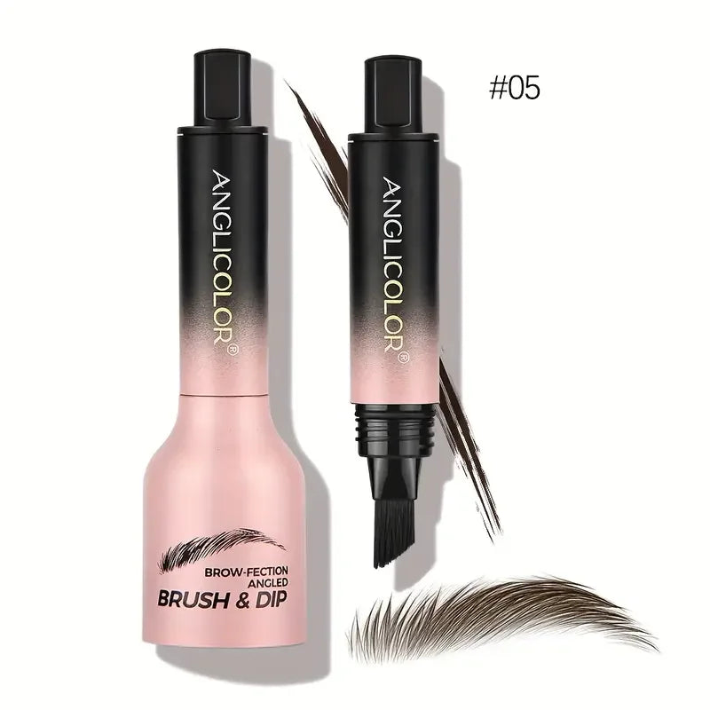 Wild yebrow Cream Waterproof Not Smudge Eyebrow Cream Long Lasting Color Rendering Smear-Proof Makeup 3D Brow Dye Cream Eyebrow Quake 05espresso