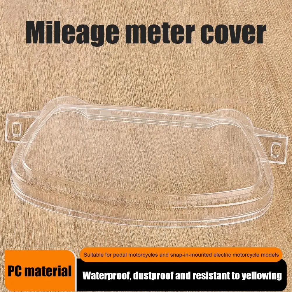 Motorcycle Dashboard Case Motorcycle Instrument Case with Transparent Cover Waterproof Speedometer Protection for Wh100t Quake
