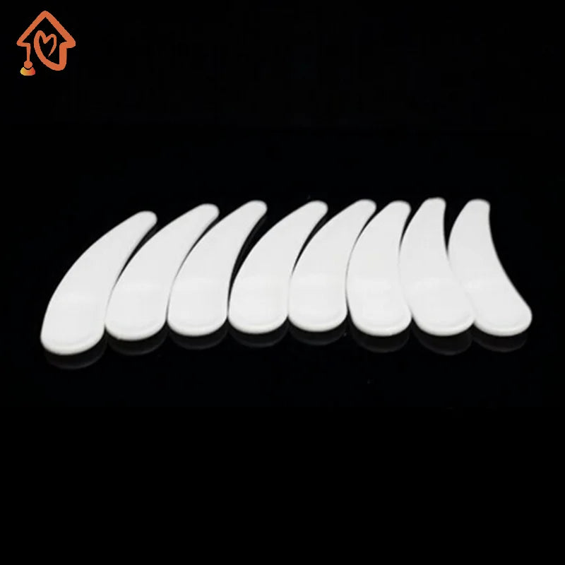 10Pcs Mini Cosmetic Spatula Spoon Disposable Curved Scoop Makeup Mask Cream Spoon For Make Up Face Accessories Quake
